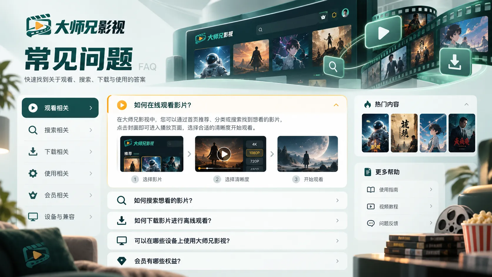 家庭场景与短剧生活氛围图